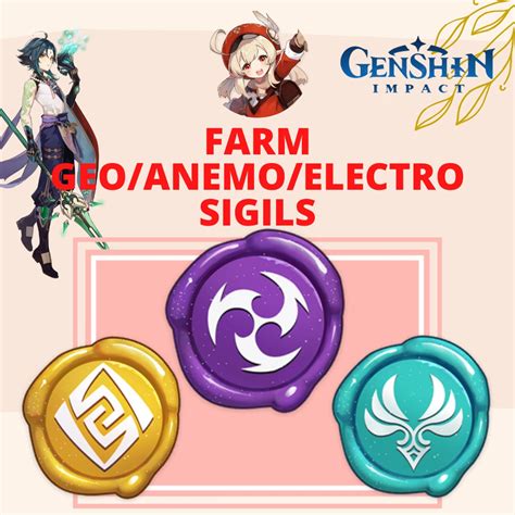 Jual [BACA DESKRIPSI] Joki Farming Anemo Geo Electro Sigil | Shopee Indonesia