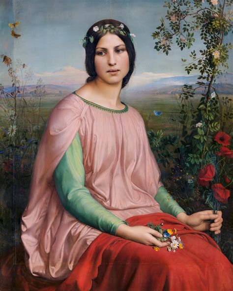 Mysteriousartcentury Louis Janmot Flower Of The Fields