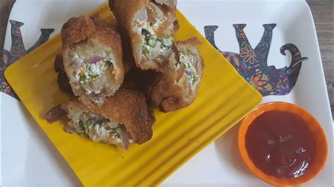 Make Dahi Bread Roll Snack Recipes