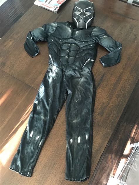 Kids' Marvel Black Panther Halloween Costume Muscle J… - Gem