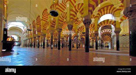 Cordoba Mosque Interior Stock Photo - Alamy