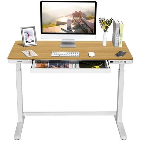 FLEXISPOT EG8 Bureau Assis Debout Bureau Électrique Réglable en Hauteur