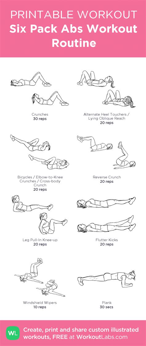 35 Ab Routine For Six Pack Fat Burning Extremeabsworkout