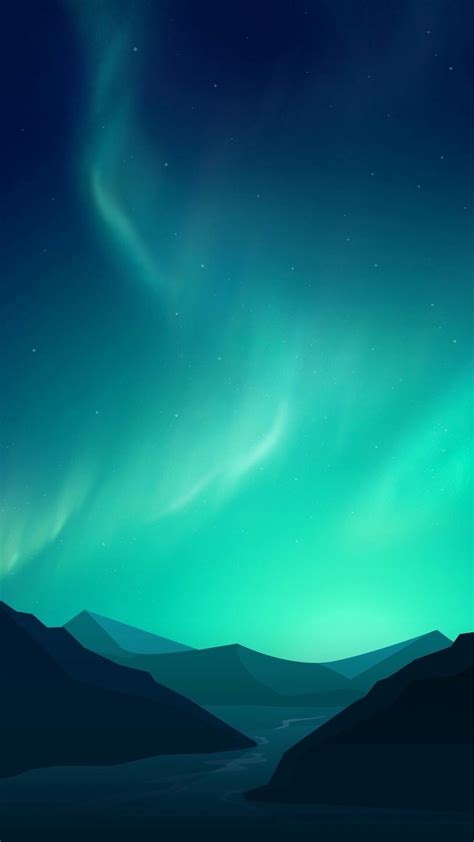 Iphone Wallpaper Northern Lights New Hutomo