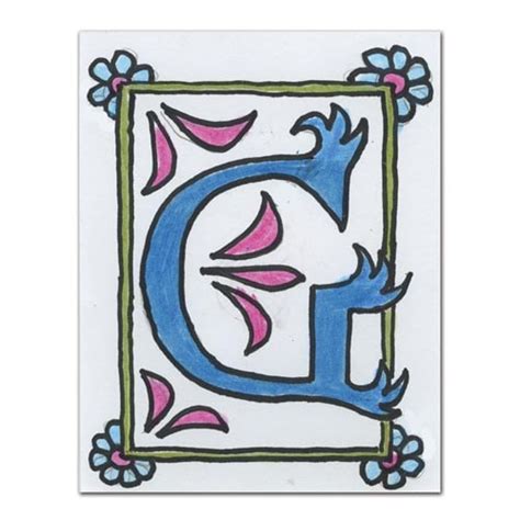 Easy Illuminated Letters Project 225