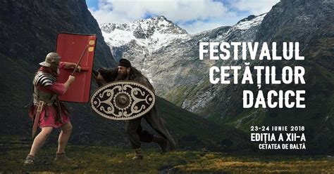 Dacian and Roman warriors at historical reenactment festival in Romania ...