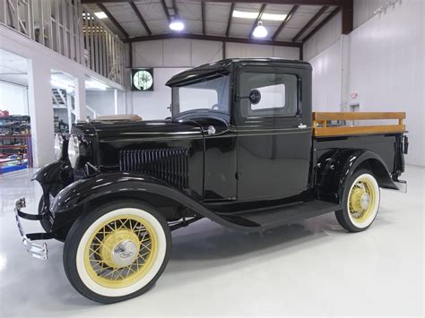 Restored Ford Model B Pickup Added Safety Features