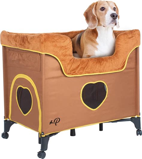 Petique Bedside Lounge Pet Bed Bunk Bed For Medium Size Pets Raised