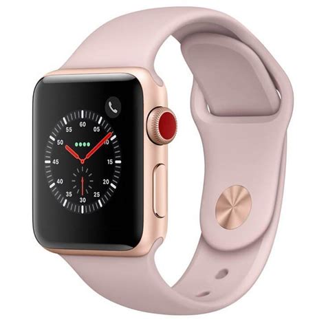 Apple Watch Series 3 Cellular 38 mm Alumínio Dourado Pulseira