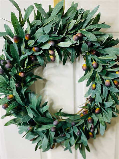 Olive Branch Wreath All Season Wreath Modern Farmhouse - Etsy