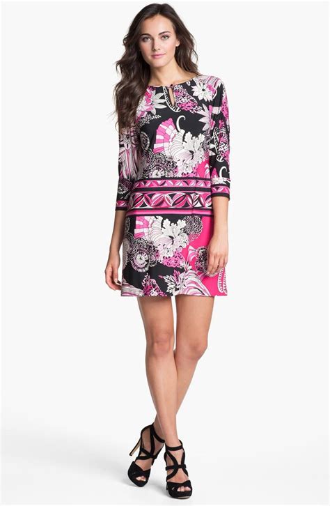 Donna Morgan Julie Print Matte Jersey Shift Dress Nordstrom