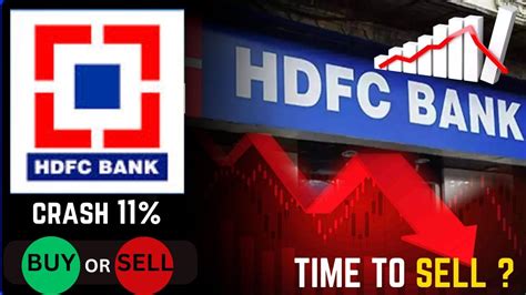 Hdfc Bank Crash 11 Is It Good To Buy Hdfc Bank Now Holding