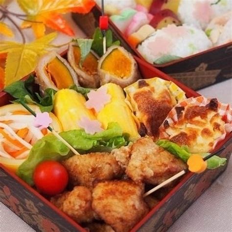 ふっくらムネ肉唐揚げで♪ 秋の行楽弁当 By Aya♪さん レシピブログ 料理ブログのレシピ満載！