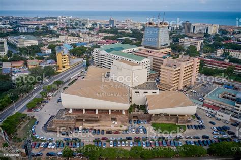 Bird Eye View Of City Centre In Accra Ghana Stock Photo Download