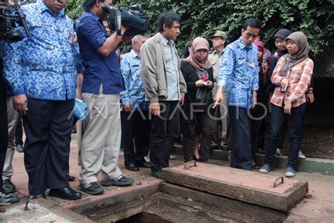 Sidak Drainase Thamrin Antara Foto