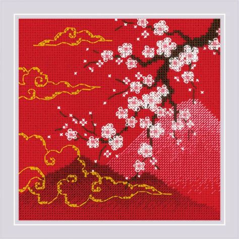 Riolis Under Heaven Hills 2078 Cross Stitch Kit JK S Cross Stitch