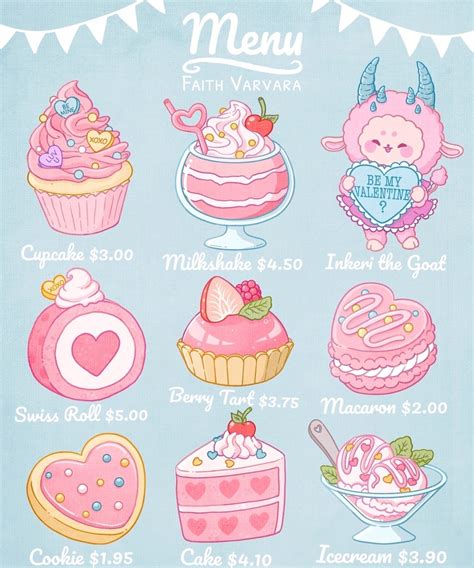 Mariasmm Menus Kawaii