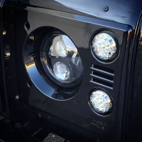 Land Rover Defender Piece Mm Nas Style Led Lamp Upgrade Kit Clear