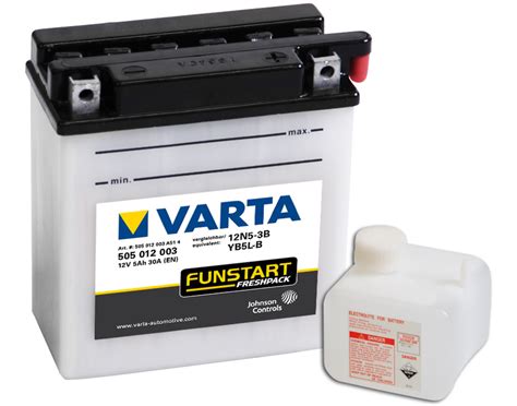 Varta Funstart Freshpack V Yb L B N B Ah A Accu