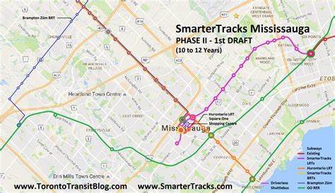 Mississauga Bus Routes Map