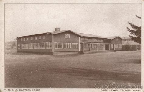 Y.M.C.A. Hostess House, Camp Lewis Tacoma, WA Postcard