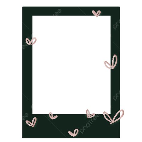 Polaroid Frames PNG Image, Polaroid Heart Frame, Polaroid, Square ...