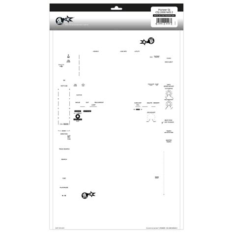 Dj Skins Pioneer CDJ 2000 NXS 2 Skin White Aka Star Trooper MUSIC