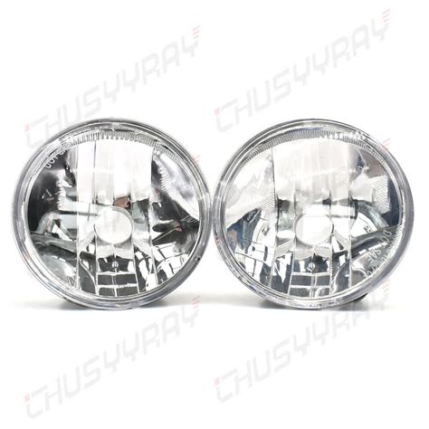 Fit For 2007 2013 Gmc Sierra 1500 2500 Clear Front Bumper Fog Lights Lamps Pair Ebay