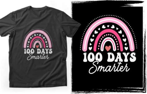 100 Days Brighter T Shirt Design Free Graphic By Designs River