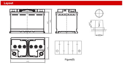 H5 AGM 60 12v60Ah AGM Stop Start Battery BRAVA