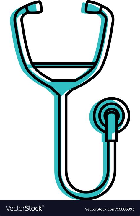 Stethoscope Doctor Tool Royalty Free Vector Image