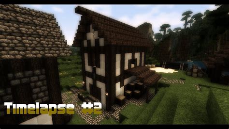 Minecraft Timelapse Mittelalterliches Haus Hd Youtube