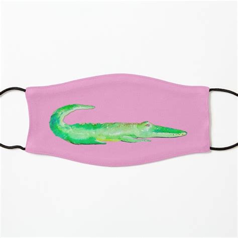 Whimsical Preppy Alligator Mask