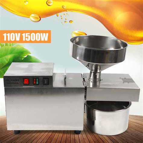 L Automatic Oil Press Machine Commercial Expeller Extractor Stainless