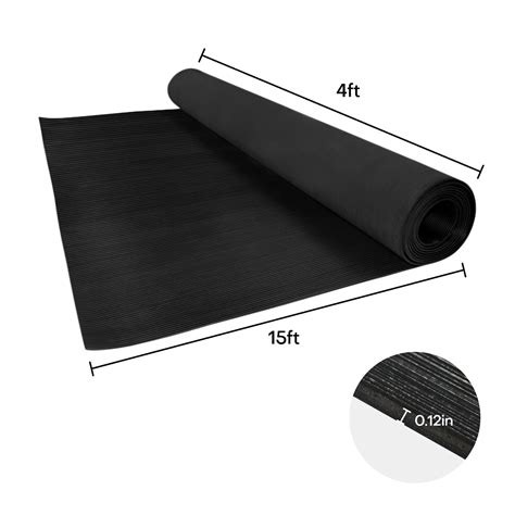 Garage Floor Mat 3mm Thickened Rubber Flooring Roll Anti Slip Trailer Covering Ebay