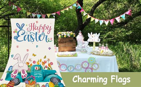 Amazon Easter Garden Flag Double Sided X Inches Happy