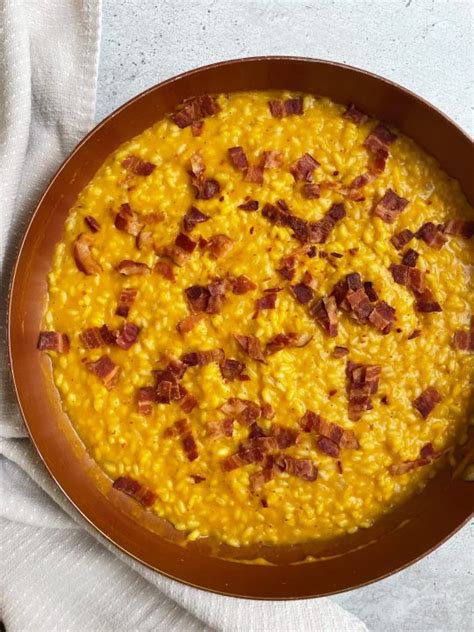 Easy Butternut Squash Risotto With Bacon Return To The Kitchen Meal