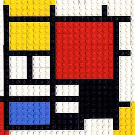 Lego Mondrian Mondrian Bauhaus Art Art Gallery