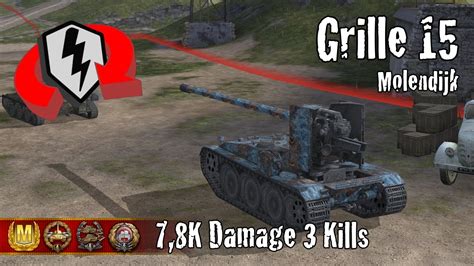 Grille K Damage Kills Wot Blitz Replays Youtube