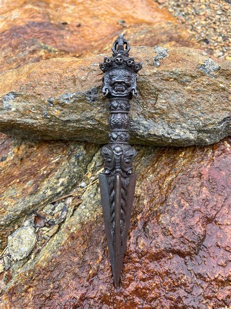 8” Iron Phurba – Tibetan Spirit