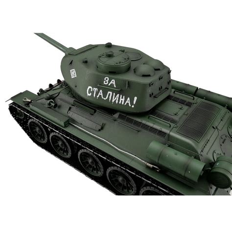 1 16 RC Panzer T 34 85 Mit Metallketten BB IR Heng Long Torro Edition