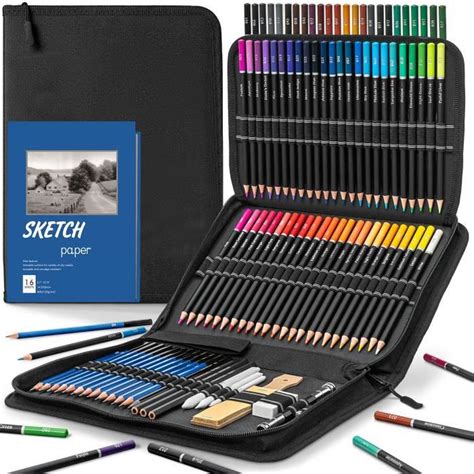 12 pièces crayon blanc crayon blanc dessin idéal pour estompeur dessin