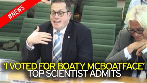 I Voted For Boaty Mcboatface Top Scientist Stuns Mps With Surprise Confession In Parliament