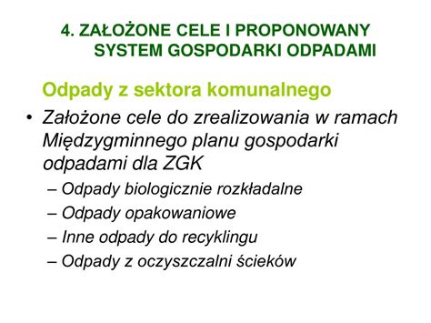 Ppt Miedzygminny Plan Gospodarki Odpadami Dla Zwiazku Gmin