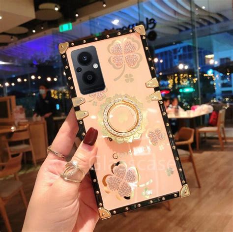 เคสสำหรบ VIVO Y27 Y36 Y27s 4G 5G โคลเวอรพลอยเทยมเคสโทรศพทฝาหลงวง