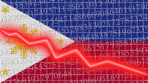 Philippines Economic Growth Progress Chart Report In D Illustrationen