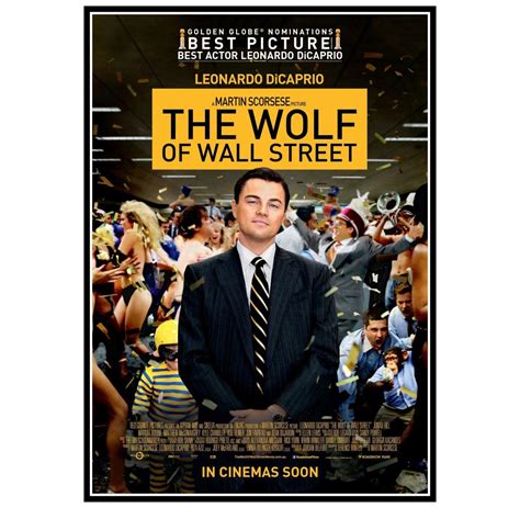 The Wolf Of Wall Street Movie Poster Print And Canvas Print Poster