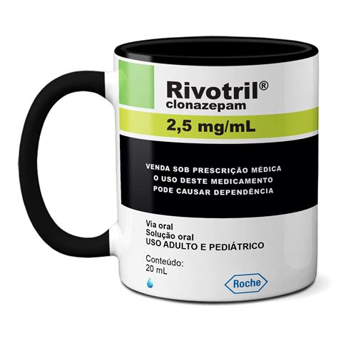 Caneca Engraçada Rivotril Presente Criativo Personalizado Minha Caneca