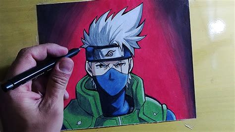 Speed Drawing KAKASHI HATAKE NARUTO SHIPPUDEN YouTube