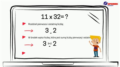 Nauka mnożenia liczb dwucyfrowych przez 11 Łatwe mnożenie Tabliczka